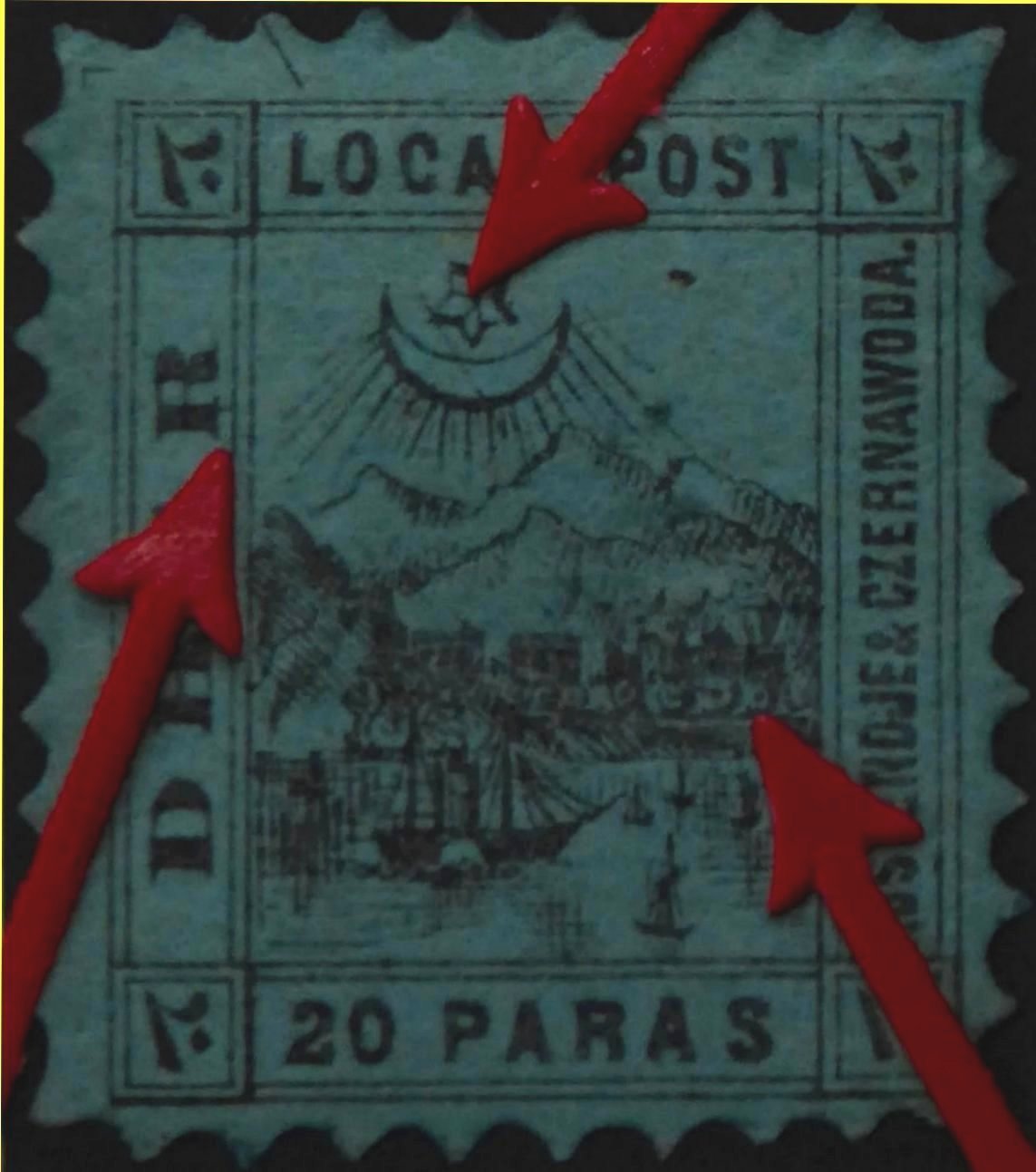 Danube & Black Sea Railway Stamps 1867
